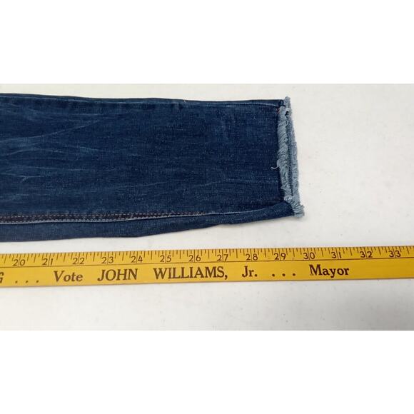 Seven Jeans Womens 10 Blue Dark Wash Weekend Slim Fit - Picture 9 of 9